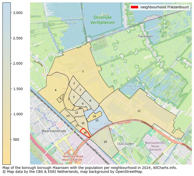 Image of the neighbourhood Friezenbuurt at the map. This image is used as introduction to this page. This page shows a lot of information about the population in the neighbourhood Friezenbuurt (such as the distribution by age groups of the residents, the composition of households, whether inhabitants are natives or Dutch with an immigration background, data about the houses (numbers, types, price development, use, type of property, ...) and more (car ownership, energy consumption, ...) based on open data from the Dutch Central Bureau of Statistics and various other sources!