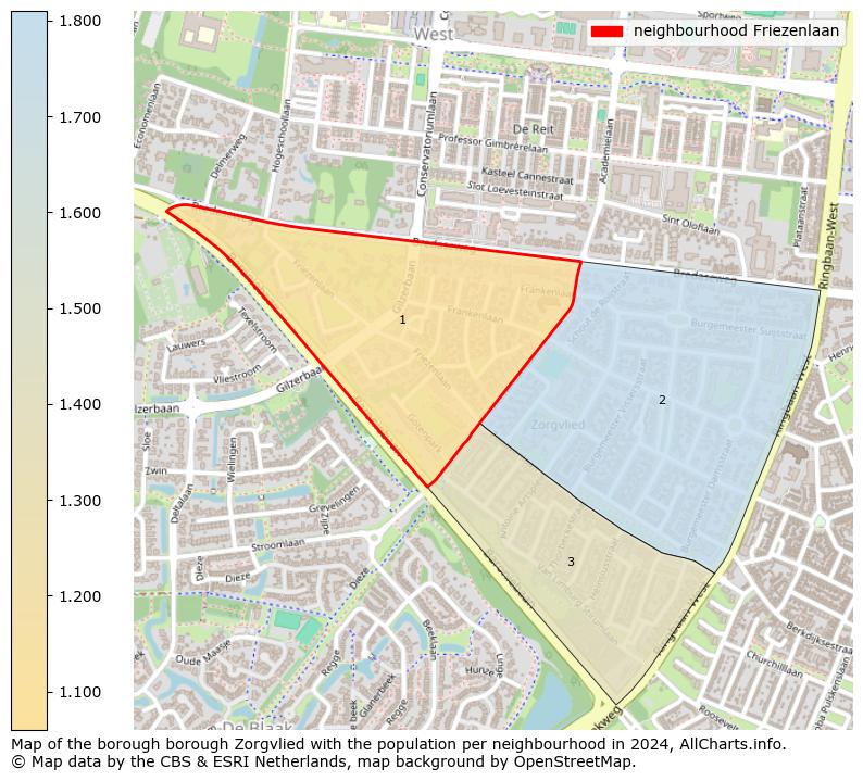 Image of the neighbourhood Friezenlaan at the map. This image is used as introduction to this page. This page shows a lot of information about the population in the neighbourhood Friezenlaan (such as the distribution by age groups of the residents, the composition of households, whether inhabitants are natives or Dutch with an immigration background, data about the houses (numbers, types, price development, use, type of property, ...) and more (car ownership, energy consumption, ...) based on open data from the Dutch Central Bureau of Statistics and various other sources!