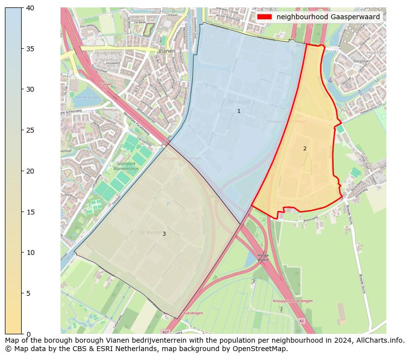 Image of the neighbourhood Gaasperwaard at the map. This image is used as introduction to this page. This page shows a lot of information about the population in the neighbourhood Gaasperwaard (such as the distribution by age groups of the residents, the composition of households, whether inhabitants are natives or Dutch with an immigration background, data about the houses (numbers, types, price development, use, type of property, ...) and more (car ownership, energy consumption, ...) based on open data from the Dutch Central Bureau of Statistics and various other sources!