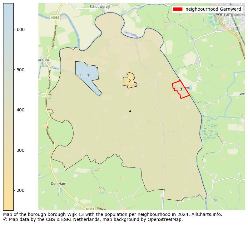 Image of the neighbourhood Garnwerd at the map. This image is used as introduction to this page. This page shows a lot of information about the population in the neighbourhood Garnwerd (such as the distribution by age groups of the residents, the composition of households, whether inhabitants are natives or Dutch with an immigration background, data about the houses (numbers, types, price development, use, type of property, ...) and more (car ownership, energy consumption, ...) based on open data from the Dutch Central Bureau of Statistics and various other sources!