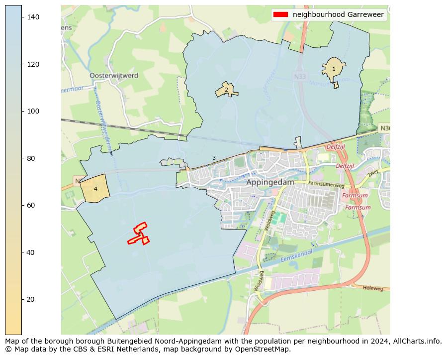 Image of the neighbourhood Garreweer at the map. This image is used as introduction to this page. This page shows a lot of information about the population in the neighbourhood Garreweer (such as the distribution by age groups of the residents, the composition of households, whether inhabitants are natives or Dutch with an immigration background, data about the houses (numbers, types, price development, use, type of property, ...) and more (car ownership, energy consumption, ...) based on open data from the Dutch Central Bureau of Statistics and various other sources!