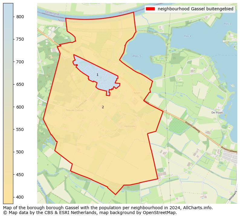 Image of the neighbourhood Gassel buitengebied at the map. This image is used as introduction to this page. This page shows a lot of information about the population in the neighbourhood Gassel buitengebied (such as the distribution by age groups of the residents, the composition of households, whether inhabitants are natives or Dutch with an immigration background, data about the houses (numbers, types, price development, use, type of property, ...) and more (car ownership, energy consumption, ...) based on open data from the Dutch Central Bureau of Statistics and various other sources!