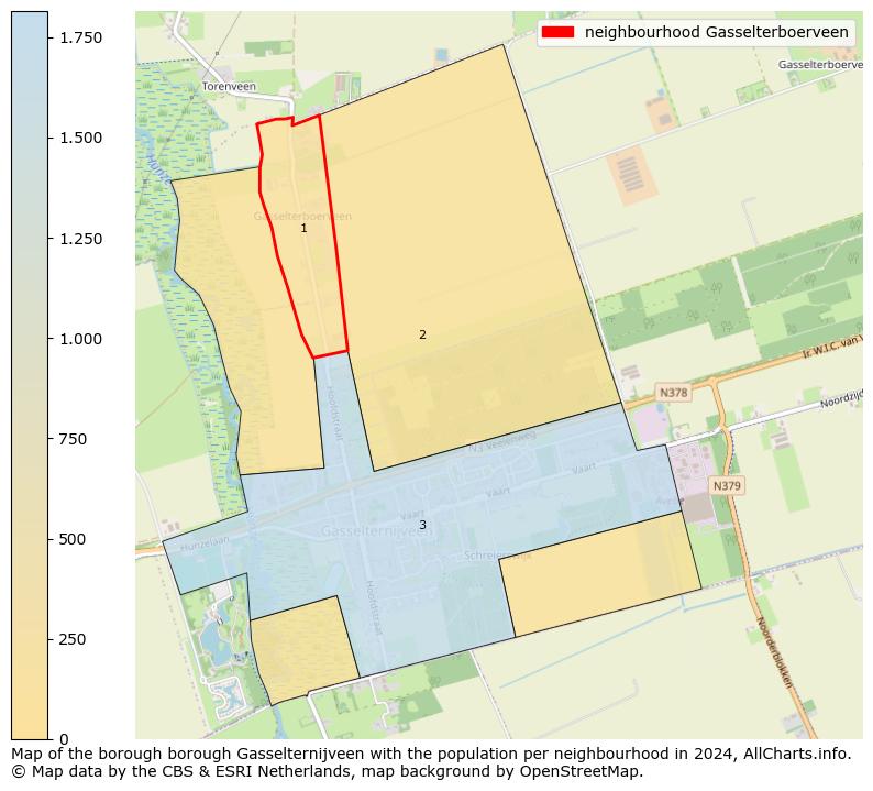 Image of the neighbourhood Gasselterboerveen at the map. This image is used as introduction to this page. This page shows a lot of information about the population in the neighbourhood Gasselterboerveen (such as the distribution by age groups of the residents, the composition of households, whether inhabitants are natives or Dutch with an immigration background, data about the houses (numbers, types, price development, use, type of property, ...) and more (car ownership, energy consumption, ...) based on open data from the Dutch Central Bureau of Statistics and various other sources!