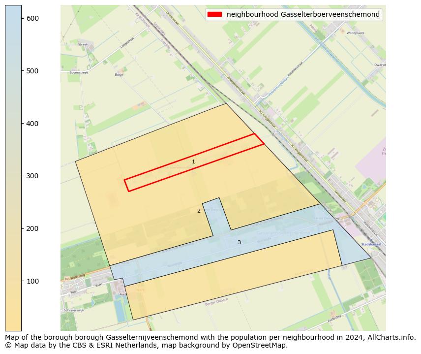 Image of the neighbourhood Gasselterboerveenschemond at the map. This image is used as introduction to this page. This page shows a lot of information about the population in the neighbourhood Gasselterboerveenschemond (such as the distribution by age groups of the residents, the composition of households, whether inhabitants are natives or Dutch with an immigration background, data about the houses (numbers, types, price development, use, type of property, ...) and more (car ownership, energy consumption, ...) based on open data from the Dutch Central Bureau of Statistics and various other sources!