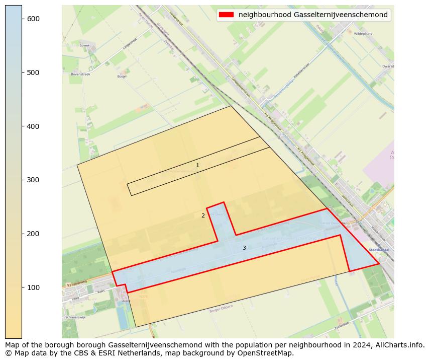 Image of the neighbourhood Gasselternijveenschemond at the map. This image is used as introduction to this page. This page shows a lot of information about the population in the neighbourhood Gasselternijveenschemond (such as the distribution by age groups of the residents, the composition of households, whether inhabitants are natives or Dutch with an immigration background, data about the houses (numbers, types, price development, use, type of property, ...) and more (car ownership, energy consumption, ...) based on open data from the Dutch Central Bureau of Statistics and various other sources!