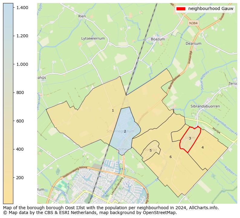 Image of the neighbourhood Gauw at the map. This image is used as introduction to this page. This page shows a lot of information about the population in the neighbourhood Gauw (such as the distribution by age groups of the residents, the composition of households, whether inhabitants are natives or Dutch with an immigration background, data about the houses (numbers, types, price development, use, type of property, ...) and more (car ownership, energy consumption, ...) based on open data from the Dutch Central Bureau of Statistics and various other sources!