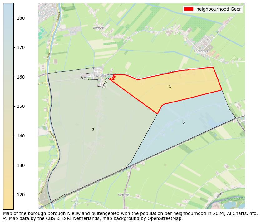 Image of the neighbourhood Geer at the map. This image is used as introduction to this page. This page shows a lot of information about the population in the neighbourhood Geer (such as the distribution by age groups of the residents, the composition of households, whether inhabitants are natives or Dutch with an immigration background, data about the houses (numbers, types, price development, use, type of property, ...) and more (car ownership, energy consumption, ...) based on open data from the Dutch Central Bureau of Statistics and various other sources!