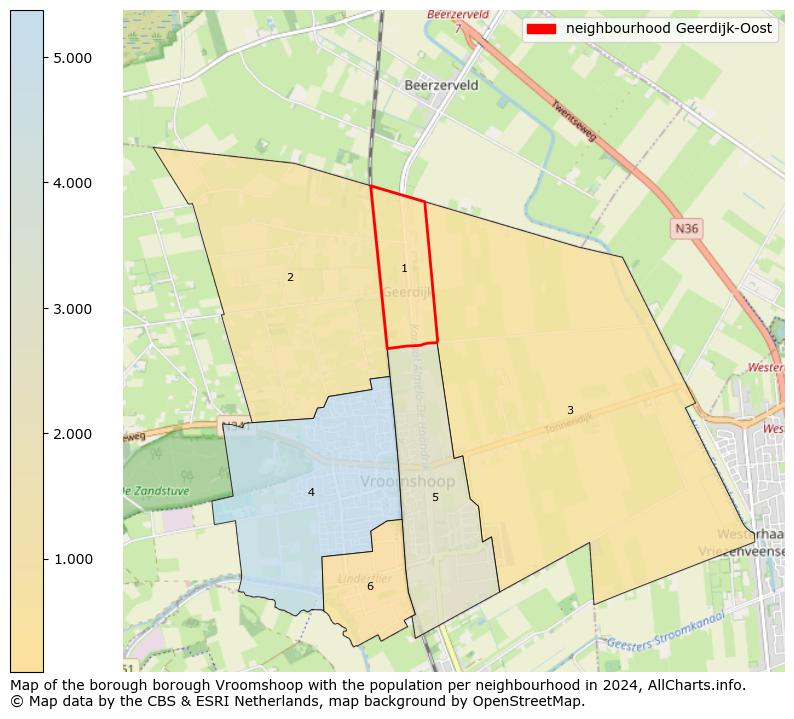 Image of the neighbourhood Geerdijk-Oost at the map. This image is used as introduction to this page. This page shows a lot of information about the population in the neighbourhood Geerdijk-Oost (such as the distribution by age groups of the residents, the composition of households, whether inhabitants are natives or Dutch with an immigration background, data about the houses (numbers, types, price development, use, type of property, ...) and more (car ownership, energy consumption, ...) based on open data from the Dutch Central Bureau of Statistics and various other sources!