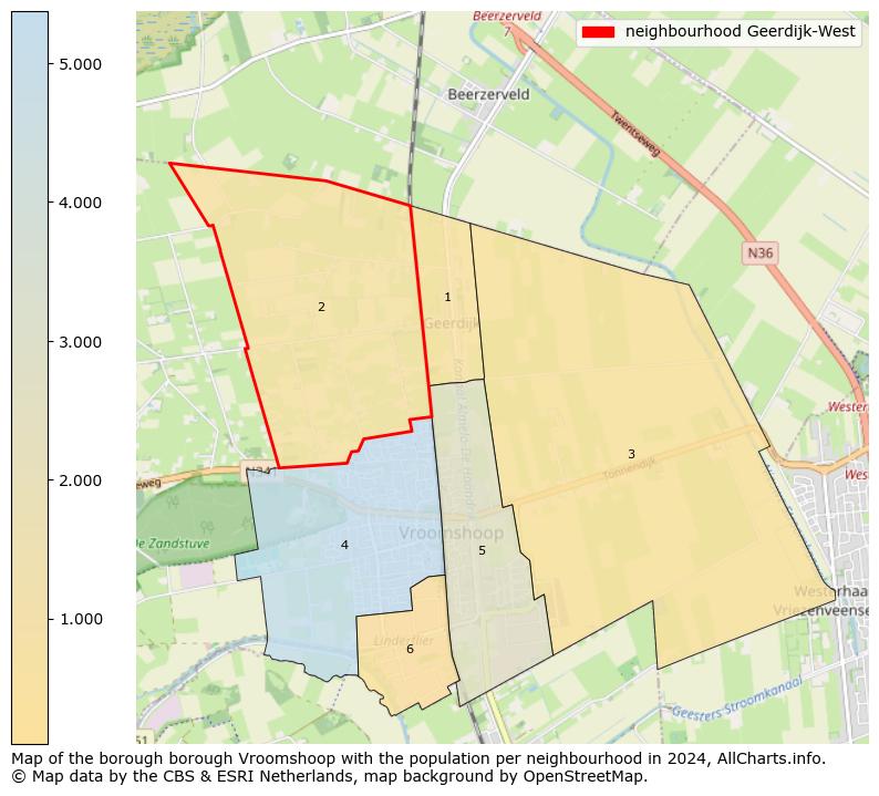 Image of the neighbourhood Geerdijk-West at the map. This image is used as introduction to this page. This page shows a lot of information about the population in the neighbourhood Geerdijk-West (such as the distribution by age groups of the residents, the composition of households, whether inhabitants are natives or Dutch with an immigration background, data about the houses (numbers, types, price development, use, type of property, ...) and more (car ownership, energy consumption, ...) based on open data from the Dutch Central Bureau of Statistics and various other sources!