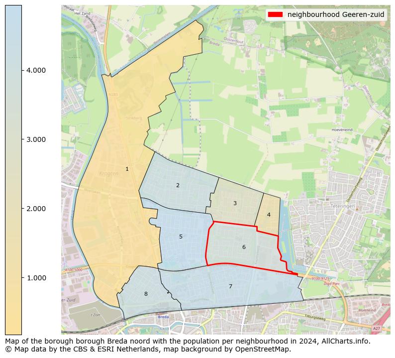 Image of the neighbourhood Geeren-zuid at the map. This image is used as introduction to this page. This page shows a lot of information about the population in the neighbourhood Geeren-zuid (such as the distribution by age groups of the residents, the composition of households, whether inhabitants are natives or Dutch with an immigration background, data about the houses (numbers, types, price development, use, type of property, ...) and more (car ownership, energy consumption, ...) based on open data from the Dutch Central Bureau of Statistics and various other sources!