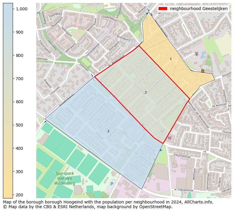 Image of the neighbourhood Geestelijken at the map. This image is used as introduction to this page. This page shows a lot of information about the population in the neighbourhood Geestelijken (such as the distribution by age groups of the residents, the composition of households, whether inhabitants are natives or Dutch with an immigration background, data about the houses (numbers, types, price development, use, type of property, ...) and more (car ownership, energy consumption, ...) based on open data from the Dutch Central Bureau of Statistics and various other sources!