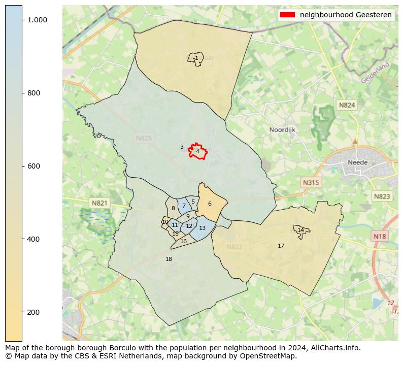 Image of the neighbourhood Geesteren at the map. This image is used as introduction to this page. This page shows a lot of information about the population in the neighbourhood Geesteren (such as the distribution by age groups of the residents, the composition of households, whether inhabitants are natives or Dutch with an immigration background, data about the houses (numbers, types, price development, use, type of property, ...) and more (car ownership, energy consumption, ...) based on open data from the Dutch Central Bureau of Statistics and various other sources!