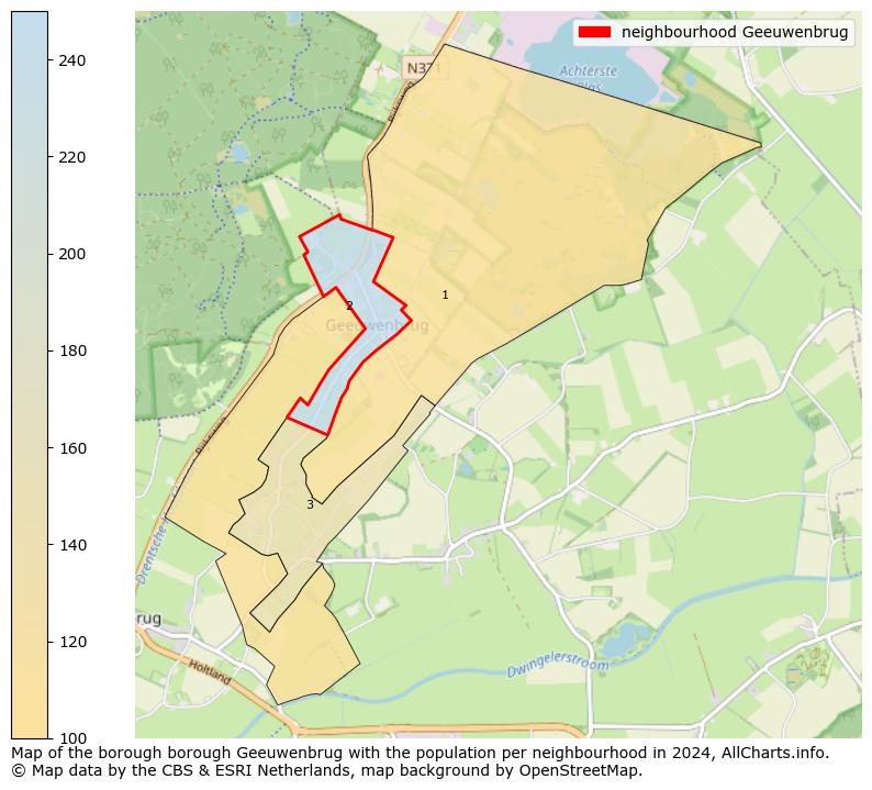 Image of the neighbourhood Geeuwenbrug at the map. This image is used as introduction to this page. This page shows a lot of information about the population in the neighbourhood Geeuwenbrug (such as the distribution by age groups of the residents, the composition of households, whether inhabitants are natives or Dutch with an immigration background, data about the houses (numbers, types, price development, use, type of property, ...) and more (car ownership, energy consumption, ...) based on open data from the Dutch Central Bureau of Statistics and various other sources!