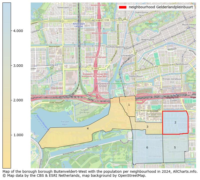 Image of the neighbourhood Gelderlandpleinbuurt at the map. This image is used as introduction to this page. This page shows a lot of information about the population in the neighbourhood Gelderlandpleinbuurt (such as the distribution by age groups of the residents, the composition of households, whether inhabitants are natives or Dutch with an immigration background, data about the houses (numbers, types, price development, use, type of property, ...) and more (car ownership, energy consumption, ...) based on open data from the Dutch Central Bureau of Statistics and various other sources!