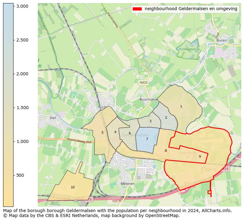 Image of the neighbourhood Geldermalsen en omgeving at the map. This image is used as introduction to this page. This page shows a lot of information about the population in the neighbourhood Geldermalsen en omgeving (such as the distribution by age groups of the residents, the composition of households, whether inhabitants are natives or Dutch with an immigration background, data about the houses (numbers, types, price development, use, type of property, ...) and more (car ownership, energy consumption, ...) based on open data from the Dutch Central Bureau of Statistics and various other sources!