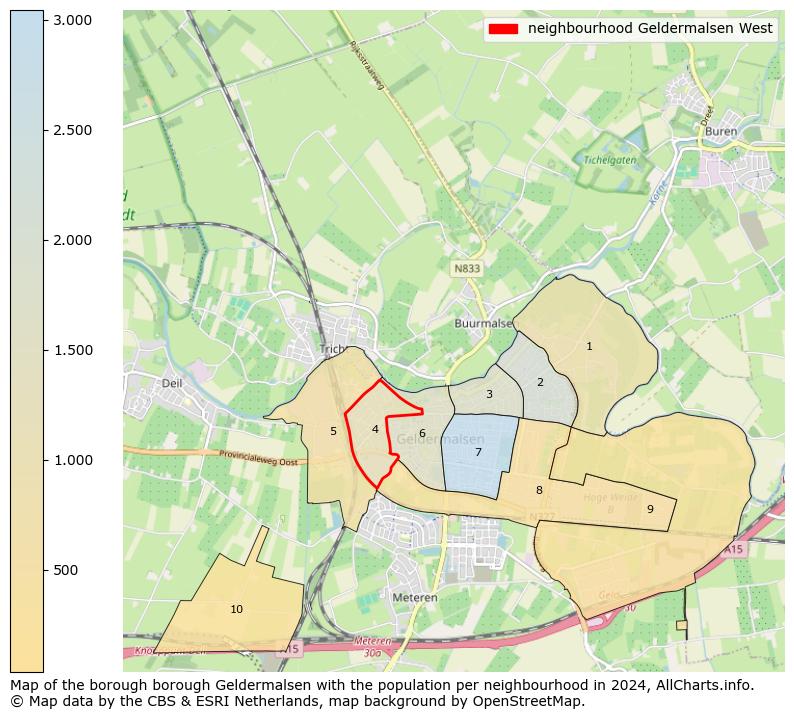 Image of the neighbourhood Geldermalsen West at the map. This image is used as introduction to this page. This page shows a lot of information about the population in the neighbourhood Geldermalsen West (such as the distribution by age groups of the residents, the composition of households, whether inhabitants are natives or Dutch with an immigration background, data about the houses (numbers, types, price development, use, type of property, ...) and more (car ownership, energy consumption, ...) based on open data from the Dutch Central Bureau of Statistics and various other sources!