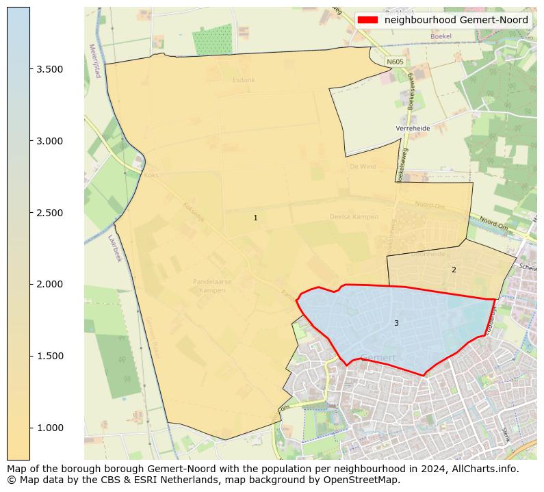 Image of the neighbourhood Gemert-Noord at the map. This image is used as introduction to this page. This page shows a lot of information about the population in the neighbourhood Gemert-Noord (such as the distribution by age groups of the residents, the composition of households, whether inhabitants are natives or Dutch with an immigration background, data about the houses (numbers, types, price development, use, type of property, ...) and more (car ownership, energy consumption, ...) based on open data from the Dutch Central Bureau of Statistics and various other sources!