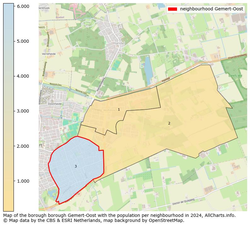 Image of the neighbourhood Gemert-Oost at the map. This image is used as introduction to this page. This page shows a lot of information about the population in the neighbourhood Gemert-Oost (such as the distribution by age groups of the residents, the composition of households, whether inhabitants are natives or Dutch with an immigration background, data about the houses (numbers, types, price development, use, type of property, ...) and more (car ownership, energy consumption, ...) based on open data from the Dutch Central Bureau of Statistics and various other sources!