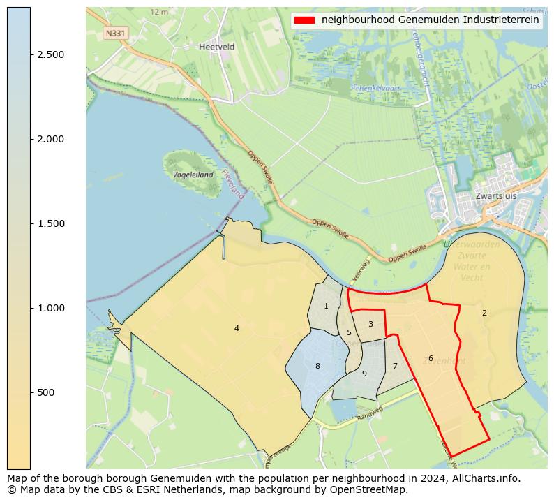 Image of the neighbourhood Genemuiden Industrieterrein at the map. This image is used as introduction to this page. This page shows a lot of information about the population in the neighbourhood Genemuiden Industrieterrein (such as the distribution by age groups of the residents, the composition of households, whether inhabitants are natives or Dutch with an immigration background, data about the houses (numbers, types, price development, use, type of property, ...) and more (car ownership, energy consumption, ...) based on open data from the Dutch Central Bureau of Statistics and various other sources!