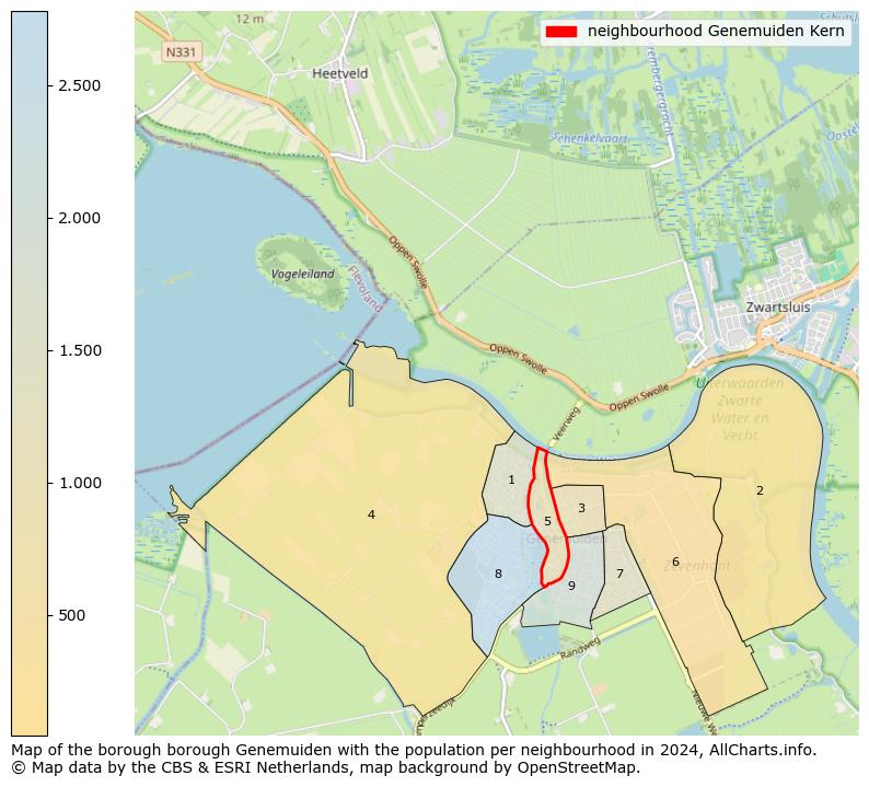 Image of the neighbourhood Genemuiden Kern at the map. This image is used as introduction to this page. This page shows a lot of information about the population in the neighbourhood Genemuiden Kern (such as the distribution by age groups of the residents, the composition of households, whether inhabitants are natives or Dutch with an immigration background, data about the houses (numbers, types, price development, use, type of property, ...) and more (car ownership, energy consumption, ...) based on open data from the Dutch Central Bureau of Statistics and various other sources!