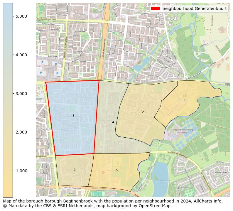 Image of the neighbourhood Generalenbuurt at the map. This image is used as introduction to this page. This page shows a lot of information about the population in the neighbourhood Generalenbuurt (such as the distribution by age groups of the residents, the composition of households, whether inhabitants are natives or Dutch with an immigration background, data about the houses (numbers, types, price development, use, type of property, ...) and more (car ownership, energy consumption, ...) based on open data from the Dutch Central Bureau of Statistics and various other sources!