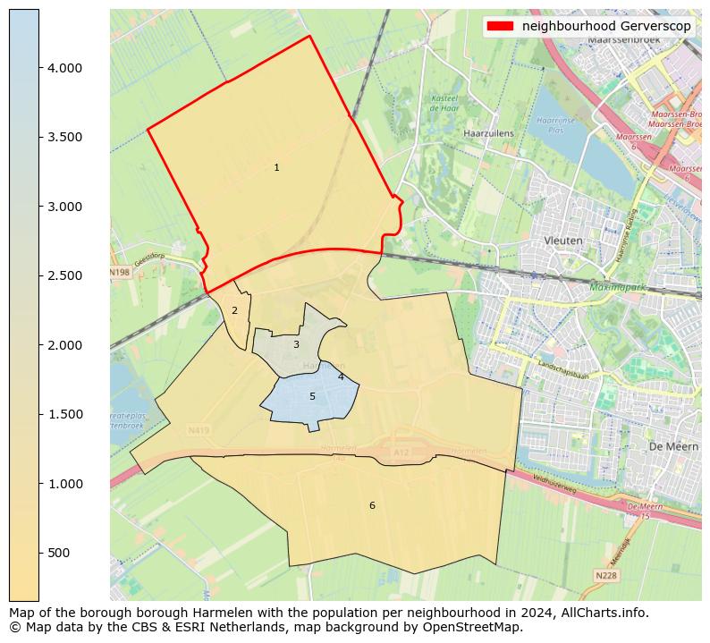 Image of the neighbourhood Gerverscop at the map. This image is used as introduction to this page. This page shows a lot of information about the population in the neighbourhood Gerverscop (such as the distribution by age groups of the residents, the composition of households, whether inhabitants are natives or Dutch with an immigration background, data about the houses (numbers, types, price development, use, type of property, ...) and more (car ownership, energy consumption, ...) based on open data from the Dutch Central Bureau of Statistics and various other sources!