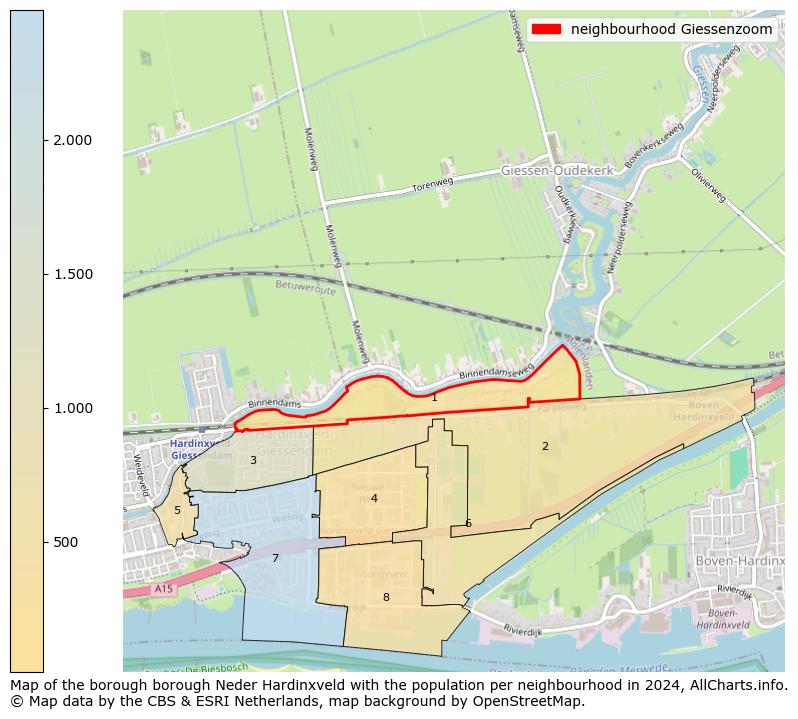 Image of the neighbourhood Giessenzoom at the map. This image is used as introduction to this page. This page shows a lot of information about the population in the neighbourhood Giessenzoom (such as the distribution by age groups of the residents, the composition of households, whether inhabitants are natives or Dutch with an immigration background, data about the houses (numbers, types, price development, use, type of property, ...) and more (car ownership, energy consumption, ...) based on open data from the Dutch Central Bureau of Statistics and various other sources!