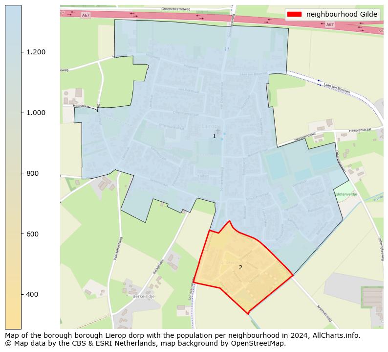 Image of the neighbourhood Gilde at the map. This image is used as introduction to this page. This page shows a lot of information about the population in the neighbourhood Gilde (such as the distribution by age groups of the residents, the composition of households, whether inhabitants are natives or Dutch with an immigration background, data about the houses (numbers, types, price development, use, type of property, ...) and more (car ownership, energy consumption, ...) based on open data from the Dutch Central Bureau of Statistics and various other sources!