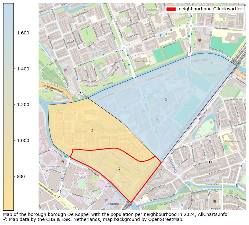 Image of the neighbourhood Gildekwartier at the map. This image is used as introduction to this page. This page shows a lot of information about the population in the neighbourhood Gildekwartier (such as the distribution by age groups of the residents, the composition of households, whether inhabitants are natives or Dutch with an immigration background, data about the houses (numbers, types, price development, use, type of property, ...) and more (car ownership, energy consumption, ...) based on open data from the Dutch Central Bureau of Statistics and various other sources!