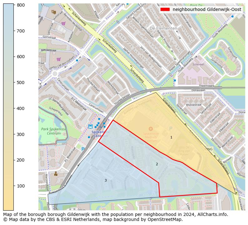 Image of the neighbourhood Gildenwijk-Oost at the map. This image is used as introduction to this page. This page shows a lot of information about the population in the neighbourhood Gildenwijk-Oost (such as the distribution by age groups of the residents, the composition of households, whether inhabitants are natives or Dutch with an immigration background, data about the houses (numbers, types, price development, use, type of property, ...) and more (car ownership, energy consumption, ...) based on open data from the Dutch Central Bureau of Statistics and various other sources!