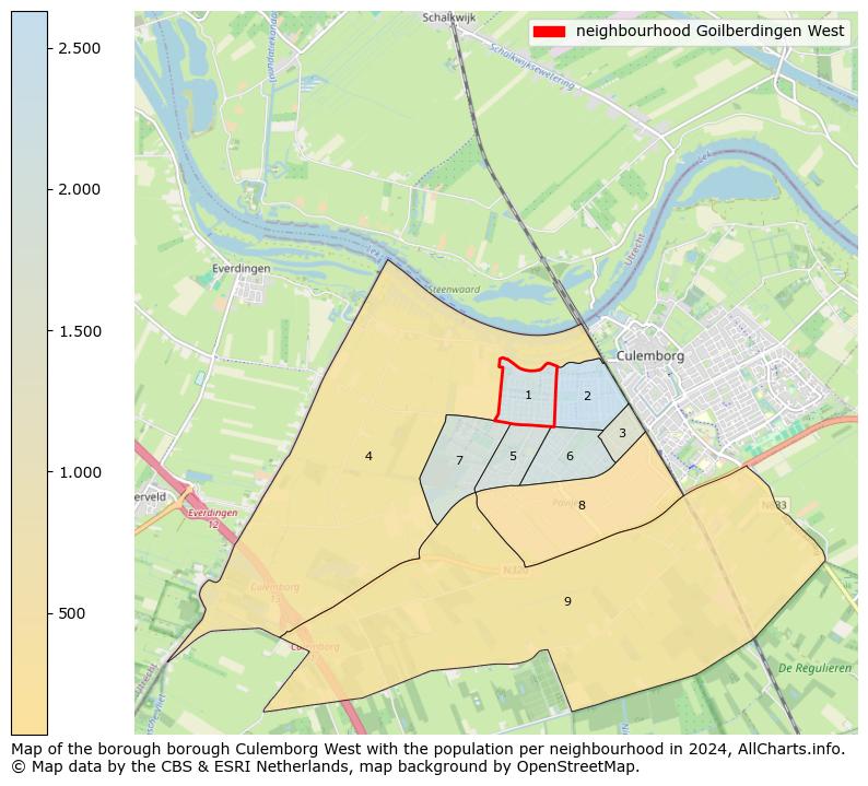 Image of the neighbourhood Goilberdingen West at the map. This image is used as introduction to this page. This page shows a lot of information about the population in the neighbourhood Goilberdingen West (such as the distribution by age groups of the residents, the composition of households, whether inhabitants are natives or Dutch with an immigration background, data about the houses (numbers, types, price development, use, type of property, ...) and more (car ownership, energy consumption, ...) based on open data from the Dutch Central Bureau of Statistics and various other sources!