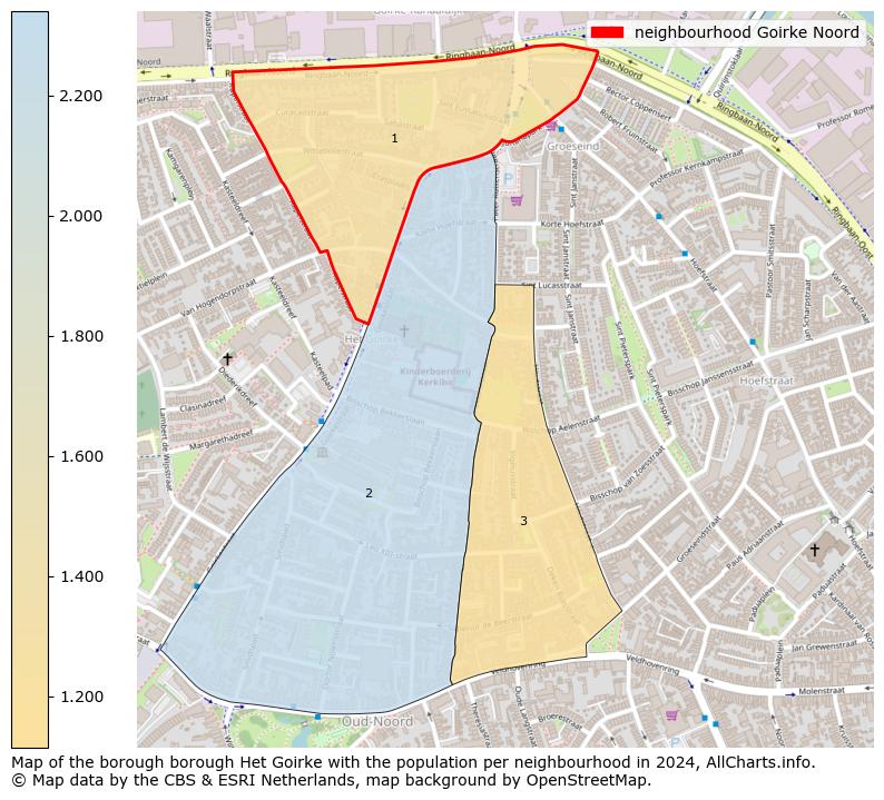 Image of the neighbourhood Goirke Noord at the map. This image is used as introduction to this page. This page shows a lot of information about the population in the neighbourhood Goirke Noord (such as the distribution by age groups of the residents, the composition of households, whether inhabitants are natives or Dutch with an immigration background, data about the houses (numbers, types, price development, use, type of property, ...) and more (car ownership, energy consumption, ...) based on open data from the Dutch Central Bureau of Statistics and various other sources!