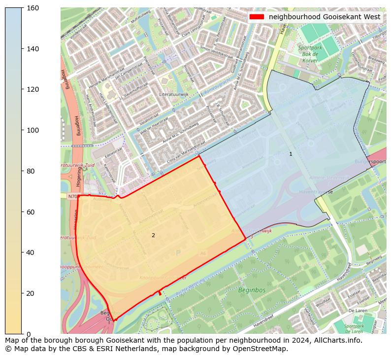 Image of the neighbourhood Gooisekant West at the map. This image is used as introduction to this page. This page shows a lot of information about the population in the neighbourhood Gooisekant West (such as the distribution by age groups of the residents, the composition of households, whether inhabitants are natives or Dutch with an immigration background, data about the houses (numbers, types, price development, use, type of property, ...) and more (car ownership, energy consumption, ...) based on open data from the Dutch Central Bureau of Statistics and various other sources!