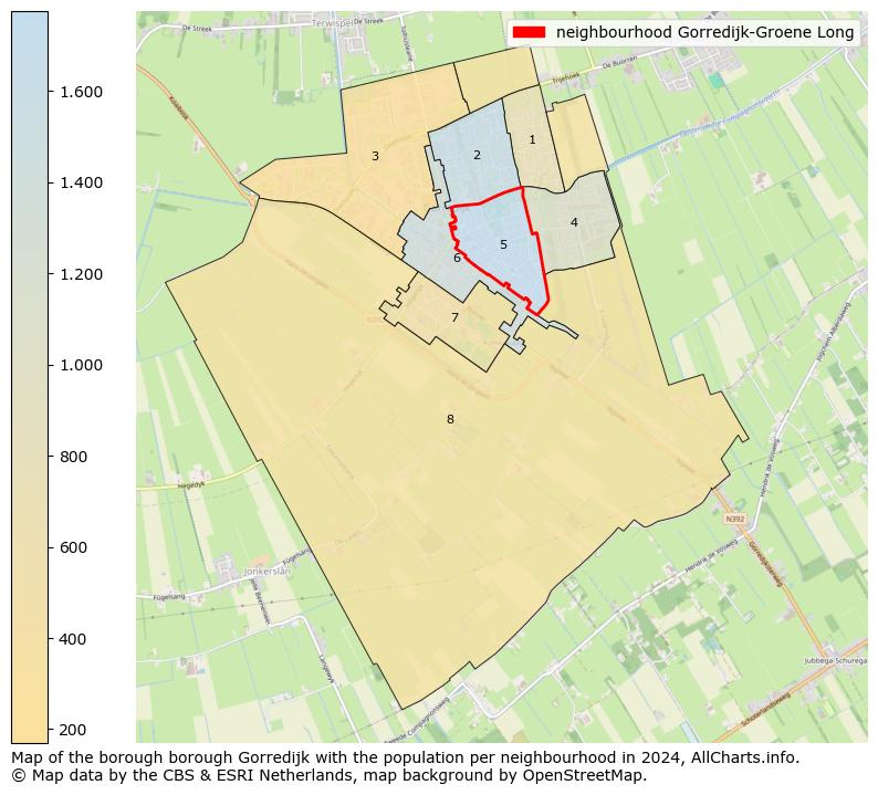 Image of the neighbourhood Gorredijk-Groene Long at the map. This image is used as introduction to this page. This page shows a lot of information about the population in the neighbourhood Gorredijk-Groene Long (such as the distribution by age groups of the residents, the composition of households, whether inhabitants are natives or Dutch with an immigration background, data about the houses (numbers, types, price development, use, type of property, ...) and more (car ownership, energy consumption, ...) based on open data from the Dutch Central Bureau of Statistics and various other sources!