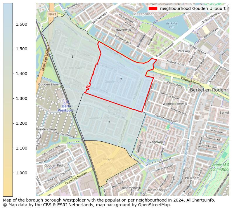 Image of the neighbourhood Gouden Uilbuurt at the map. This image is used as introduction to this page. This page shows a lot of information about the population in the neighbourhood Gouden Uilbuurt (such as the distribution by age groups of the residents, the composition of households, whether inhabitants are natives or Dutch with an immigration background, data about the houses (numbers, types, price development, use, type of property, ...) and more (car ownership, energy consumption, ...) based on open data from the Dutch Central Bureau of Statistics and various other sources!