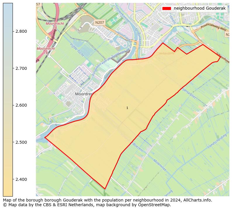 Image of the neighbourhood Gouderak at the map. This image is used as introduction to this page. This page shows a lot of information about the population in the neighbourhood Gouderak (such as the distribution by age groups of the residents, the composition of households, whether inhabitants are natives or Dutch with an immigration background, data about the houses (numbers, types, price development, use, type of property, ...) and more (car ownership, energy consumption, ...) based on open data from the Dutch Central Bureau of Statistics and various other sources!