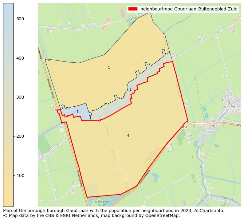 Image of the neighbourhood Goudriaan-Buitengebied-Zuid at the map. This image is used as introduction to this page. This page shows a lot of information about the population in the neighbourhood Goudriaan-Buitengebied-Zuid (such as the distribution by age groups of the residents, the composition of households, whether inhabitants are natives or Dutch with an immigration background, data about the houses (numbers, types, price development, use, type of property, ...) and more (car ownership, energy consumption, ...) based on open data from the Dutch Central Bureau of Statistics and various other sources!