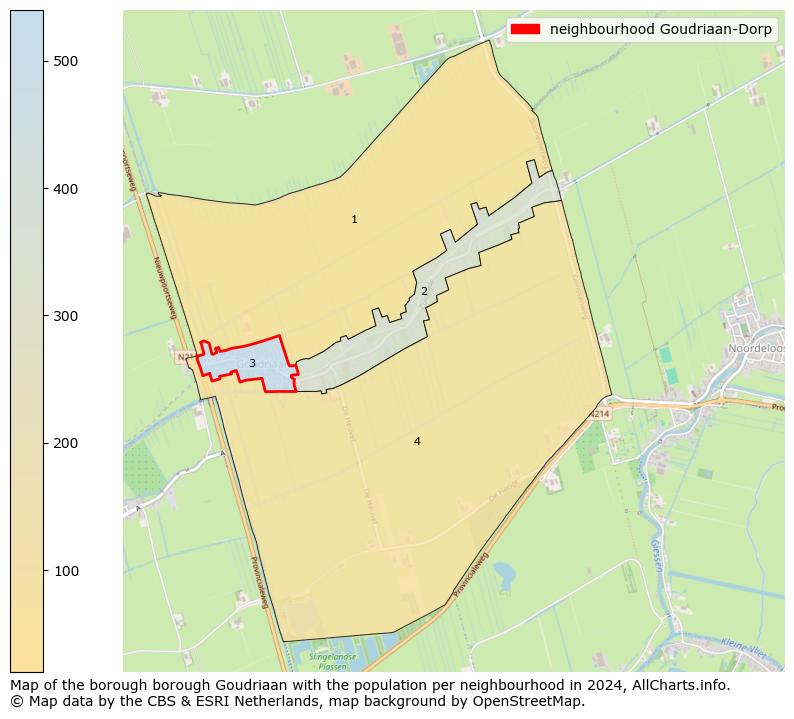 Image of the neighbourhood Goudriaan-Dorp at the map. This image is used as introduction to this page. This page shows a lot of information about the population in the neighbourhood Goudriaan-Dorp (such as the distribution by age groups of the residents, the composition of households, whether inhabitants are natives or Dutch with an immigration background, data about the houses (numbers, types, price development, use, type of property, ...) and more (car ownership, energy consumption, ...) based on open data from the Dutch Central Bureau of Statistics and various other sources!