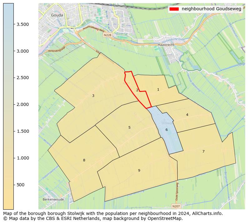 Image of the neighbourhood Goudseweg at the map. This image is used as introduction to this page. This page shows a lot of information about the population in the neighbourhood Goudseweg (such as the distribution by age groups of the residents, the composition of households, whether inhabitants are natives or Dutch with an immigration background, data about the houses (numbers, types, price development, use, type of property, ...) and more (car ownership, energy consumption, ...) based on open data from the Dutch Central Bureau of Statistics and various other sources!