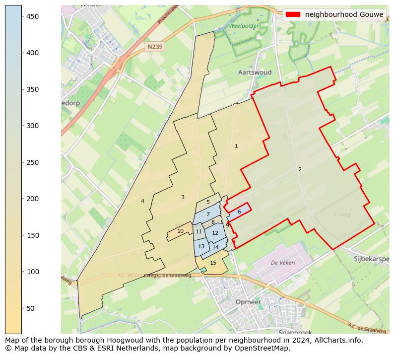 Image of the neighbourhood Gouwe at the map. This image is used as introduction to this page. This page shows a lot of information about the population in the neighbourhood Gouwe (such as the distribution by age groups of the residents, the composition of households, whether inhabitants are natives or Dutch with an immigration background, data about the houses (numbers, types, price development, use, type of property, ...) and more (car ownership, energy consumption, ...) based on open data from the Dutch Central Bureau of Statistics and various other sources!