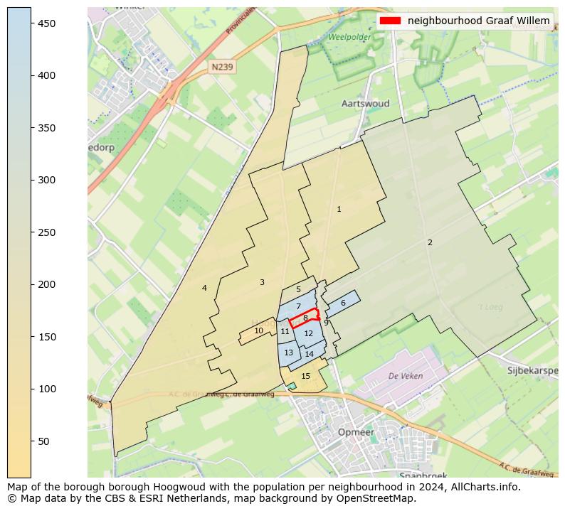 Image of the neighbourhood Graaf Willem at the map. This image is used as introduction to this page. This page shows a lot of information about the population in the neighbourhood Graaf Willem (such as the distribution by age groups of the residents, the composition of households, whether inhabitants are natives or Dutch with an immigration background, data about the houses (numbers, types, price development, use, type of property, ...) and more (car ownership, energy consumption, ...) based on open data from the Dutch Central Bureau of Statistics and various other sources!