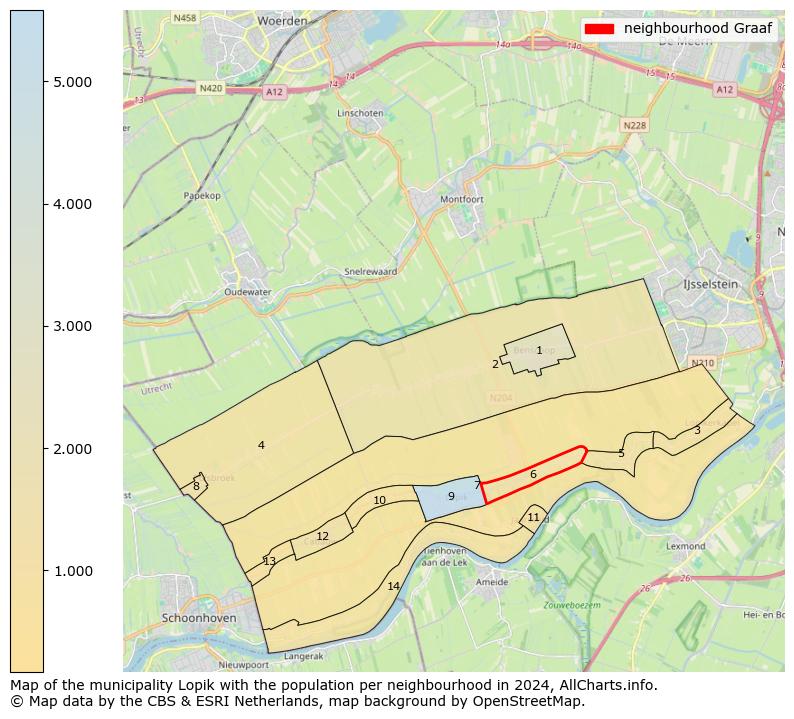 Image of the neighbourhood Graaf at the map. This image is used as introduction to this page. This page shows a lot of information about the population in the neighbourhood Graaf (such as the distribution by age groups of the residents, the composition of households, whether inhabitants are natives or Dutch with an immigration background, data about the houses (numbers, types, price development, use, type of property, ...) and more (car ownership, energy consumption, ...) based on open data from the Dutch Central Bureau of Statistics and various other sources!