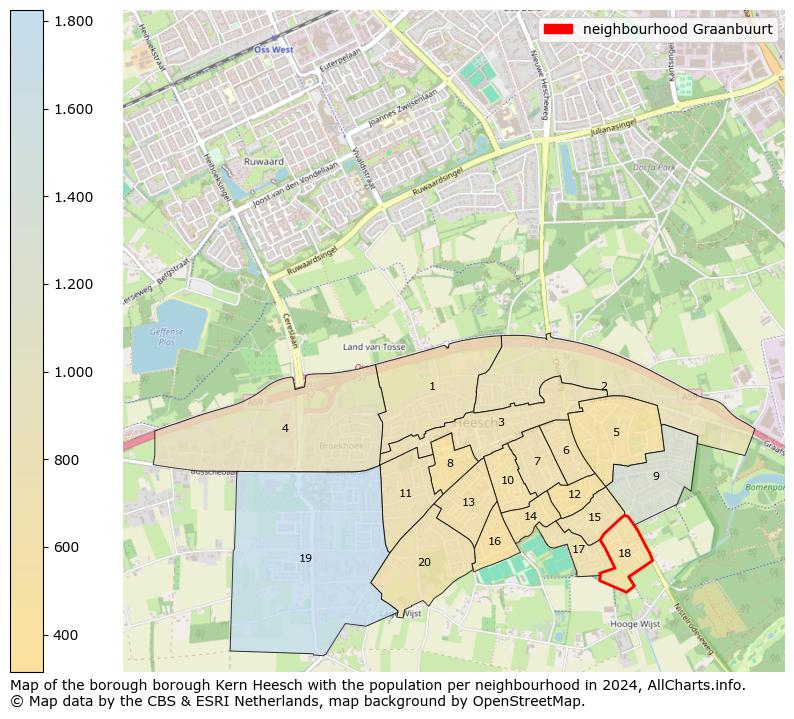 Image of the neighbourhood Graanbuurt at the map. This image is used as introduction to this page. This page shows a lot of information about the population in the neighbourhood Graanbuurt (such as the distribution by age groups of the residents, the composition of households, whether inhabitants are natives or Dutch with an immigration background, data about the houses (numbers, types, price development, use, type of property, ...) and more (car ownership, energy consumption, ...) based on open data from the Dutch Central Bureau of Statistics and various other sources!