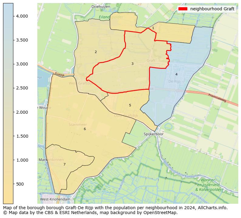 Image of the neighbourhood Graft at the map. This image is used as introduction to this page. This page shows a lot of information about the population in the neighbourhood Graft (such as the distribution by age groups of the residents, the composition of households, whether inhabitants are natives or Dutch with an immigration background, data about the houses (numbers, types, price development, use, type of property, ...) and more (car ownership, energy consumption, ...) based on open data from the Dutch Central Bureau of Statistics and various other sources!