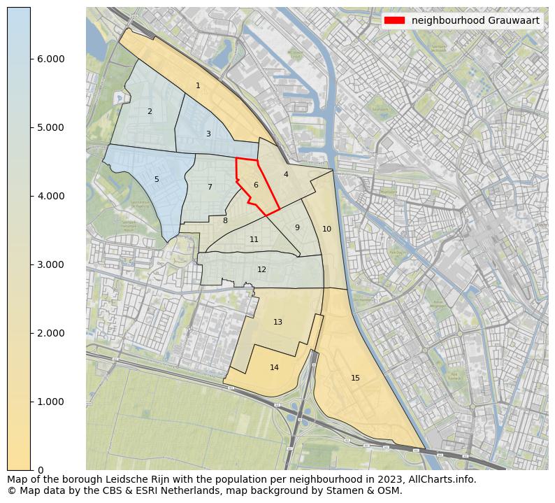 Map of the borough Leidsche Rijn with the population per neighbourhood in 2023. This page shows a lot of information about residents (such as the distribution by age groups, family composition, gender, native or Dutch with an immigration background, ...), homes (numbers, types, price development, use, type of property, ...) and more (car ownership, energy consumption, ...) based on open data from the Dutch Central Bureau of Statistics and various other sources!