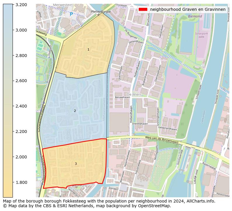 Image of the neighbourhood Graven en Gravinnen at the map. This image is used as introduction to this page. This page shows a lot of information about the population in the neighbourhood Graven en Gravinnen (such as the distribution by age groups of the residents, the composition of households, whether inhabitants are natives or Dutch with an immigration background, data about the houses (numbers, types, price development, use, type of property, ...) and more (car ownership, energy consumption, ...) based on open data from the Dutch Central Bureau of Statistics and various other sources!