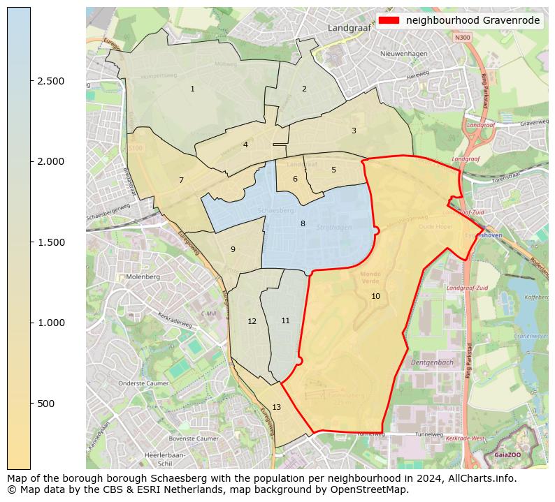 Image of the neighbourhood Gravenrode at the map. This image is used as introduction to this page. This page shows a lot of information about the population in the neighbourhood Gravenrode (such as the distribution by age groups of the residents, the composition of households, whether inhabitants are natives or Dutch with an immigration background, data about the houses (numbers, types, price development, use, type of property, ...) and more (car ownership, energy consumption, ...) based on open data from the Dutch Central Bureau of Statistics and various other sources!