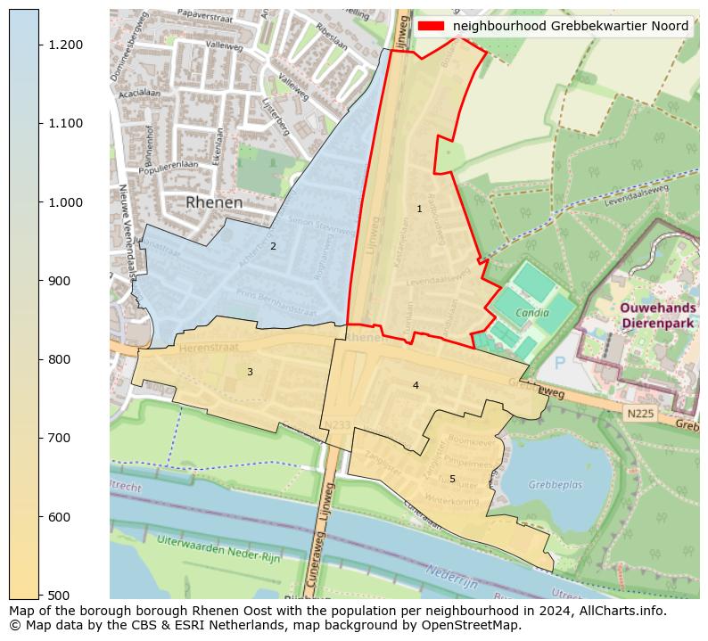 Image of the neighbourhood Grebbekwartier Noord at the map. This image is used as introduction to this page. This page shows a lot of information about the population in the neighbourhood Grebbekwartier Noord (such as the distribution by age groups of the residents, the composition of households, whether inhabitants are natives or Dutch with an immigration background, data about the houses (numbers, types, price development, use, type of property, ...) and more (car ownership, energy consumption, ...) based on open data from the Dutch Central Bureau of Statistics and various other sources!