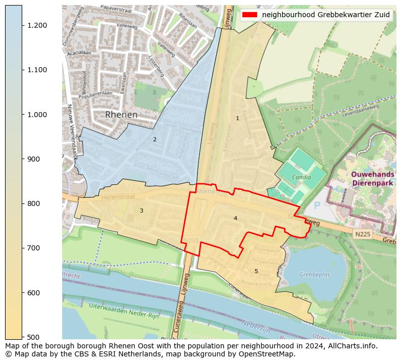 Image of the neighbourhood Grebbekwartier Zuid at the map. This image is used as introduction to this page. This page shows a lot of information about the population in the neighbourhood Grebbekwartier Zuid (such as the distribution by age groups of the residents, the composition of households, whether inhabitants are natives or Dutch with an immigration background, data about the houses (numbers, types, price development, use, type of property, ...) and more (car ownership, energy consumption, ...) based on open data from the Dutch Central Bureau of Statistics and various other sources!