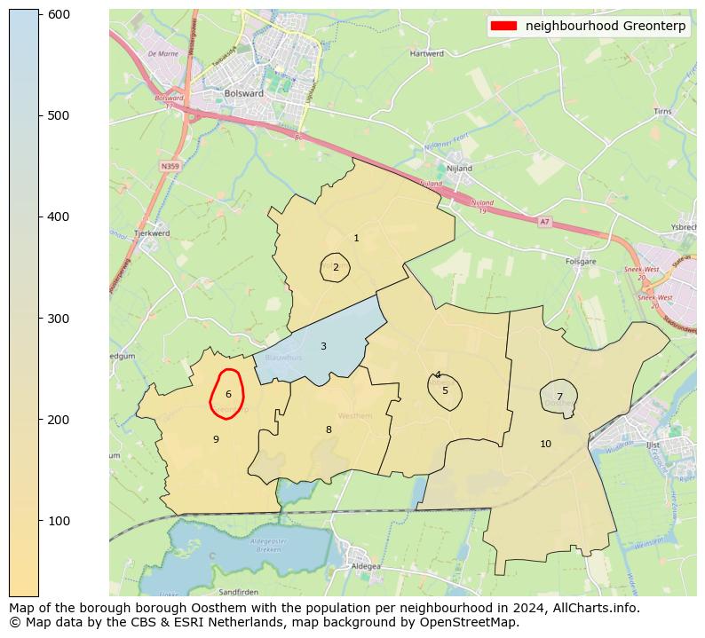 Image of the neighbourhood Greonterp at the map. This image is used as introduction to this page. This page shows a lot of information about the population in the neighbourhood Greonterp (such as the distribution by age groups of the residents, the composition of households, whether inhabitants are natives or Dutch with an immigration background, data about the houses (numbers, types, price development, use, type of property, ...) and more (car ownership, energy consumption, ...) based on open data from the Dutch Central Bureau of Statistics and various other sources!